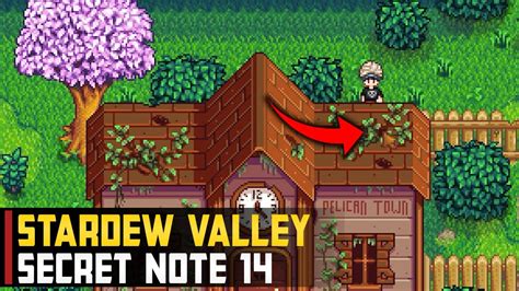 secret note 20|stardew valley hid behind community center.